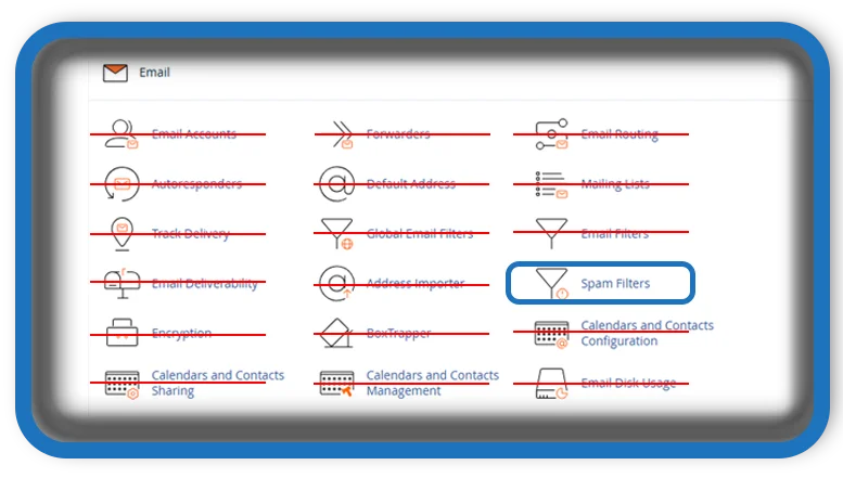 CPanel Spam Filters