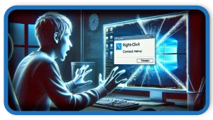 Freezing after right click in desktop Fixed