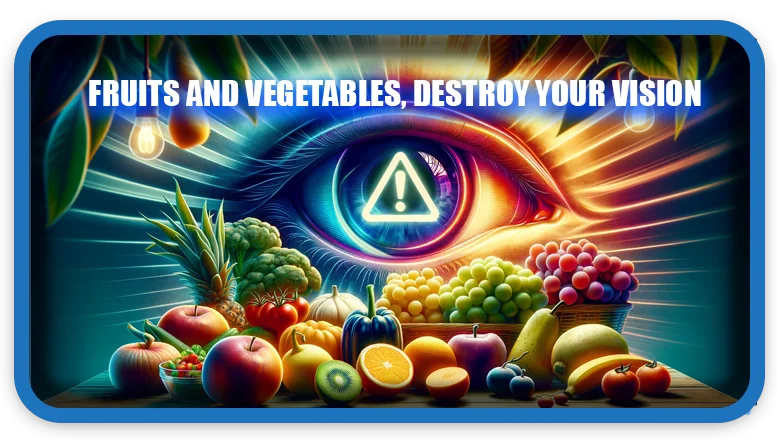 Fruits and Vegetables, Destroy Your Vision