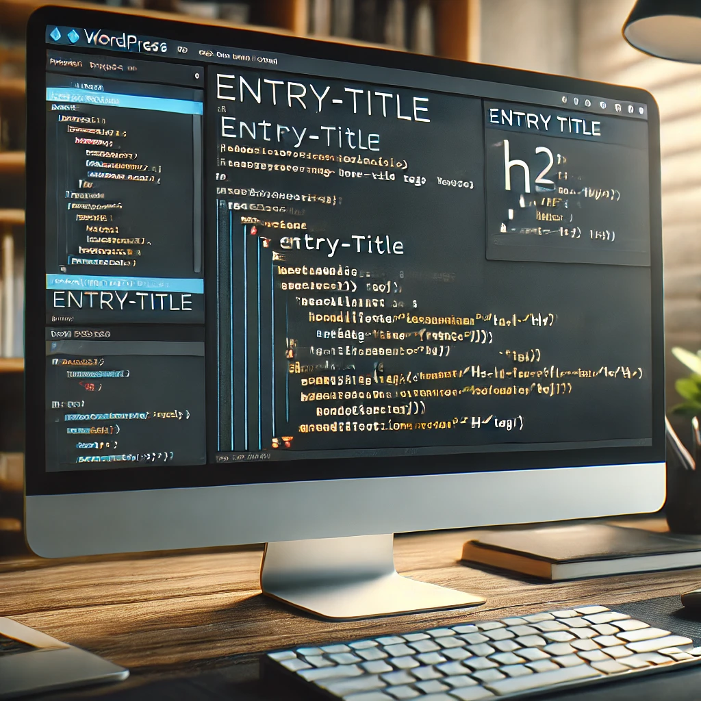 How To Transform H2 Entry-Title to H4 In WordPress