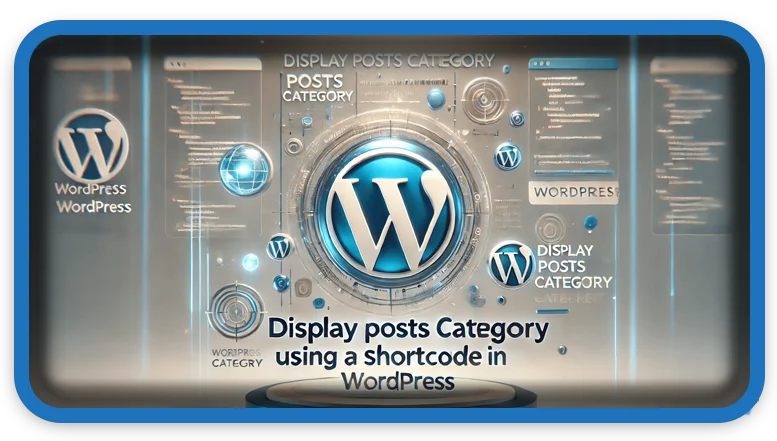 Display Posts Category Using a Shortcode in WordPress