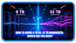 How to chose 8 TB vs. 32 TB Bandwidth: Which One You Need?