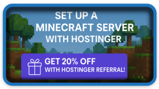 Set Up a Minecraft Server with Hostinger – Get 20% Off Now