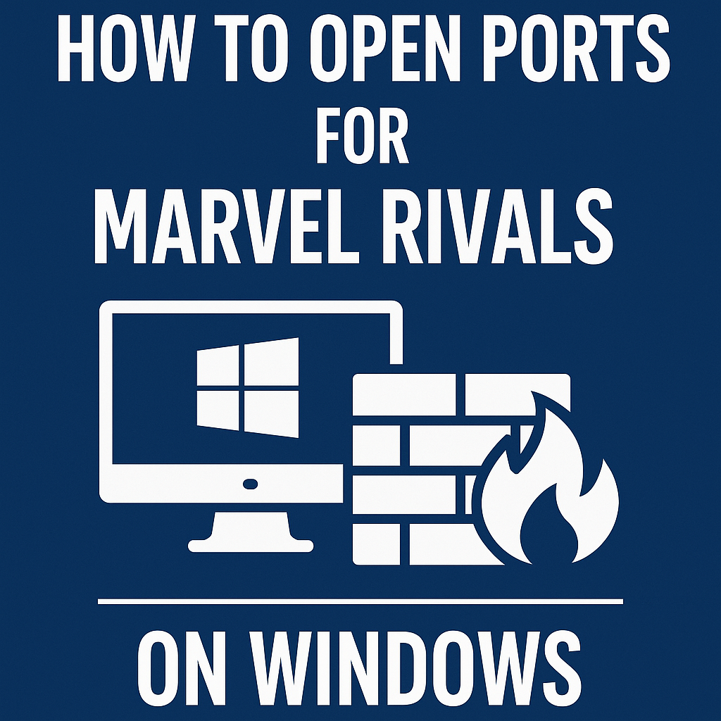 Open Ports for Marvel Rivals on Windows