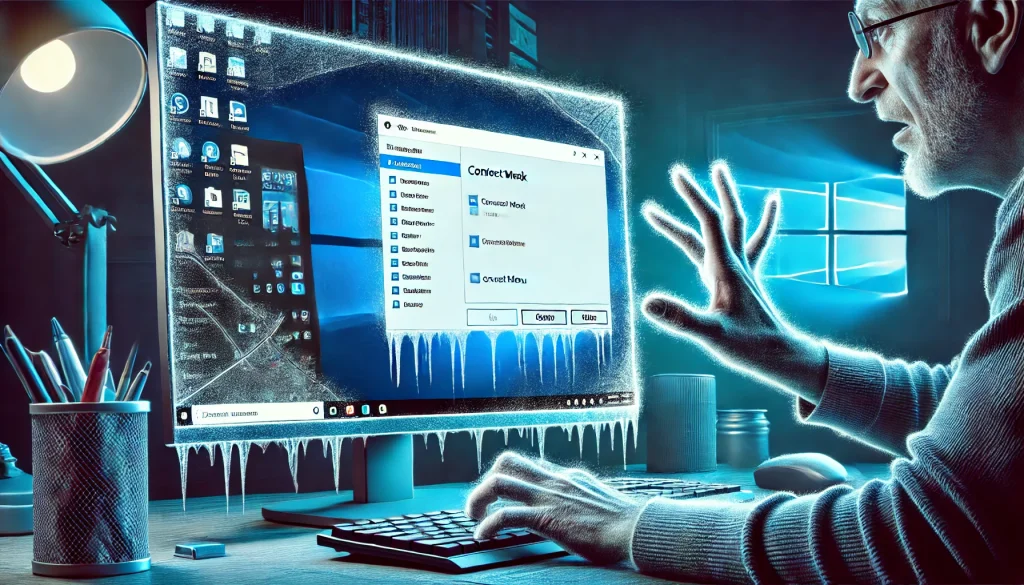 Freezing after right click in desktop Fixed
