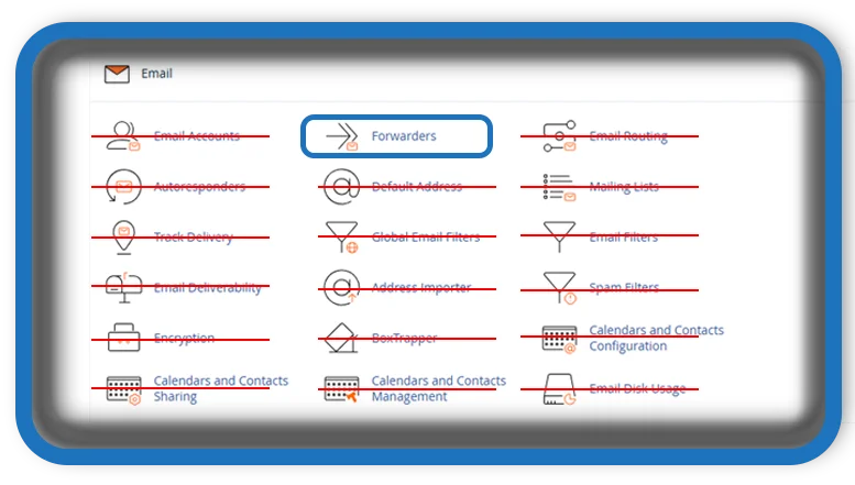 cPanel Email Account Forwarder