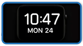 Apple Watch Digital Style Clock Using HTML, CSS & JavaScript