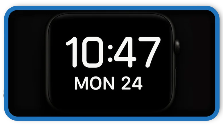 Apple Watch Digital Style Clock