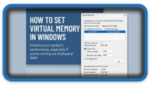 How To Set Virtual Memory in Windows