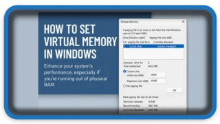 How To Set Virtual Memory in Windows