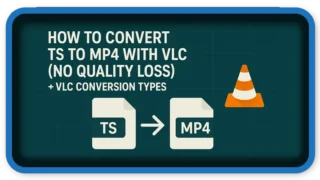 How to Convert TS to MP4 with VLC (No Quality Loss) + VLC Conversion Types