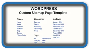 How to Create Custom SiteMap
