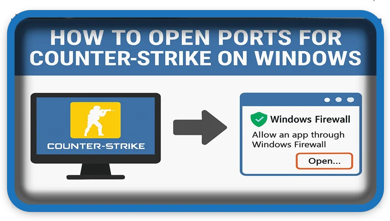 How to Open Ports for Counter-Strike on Windows