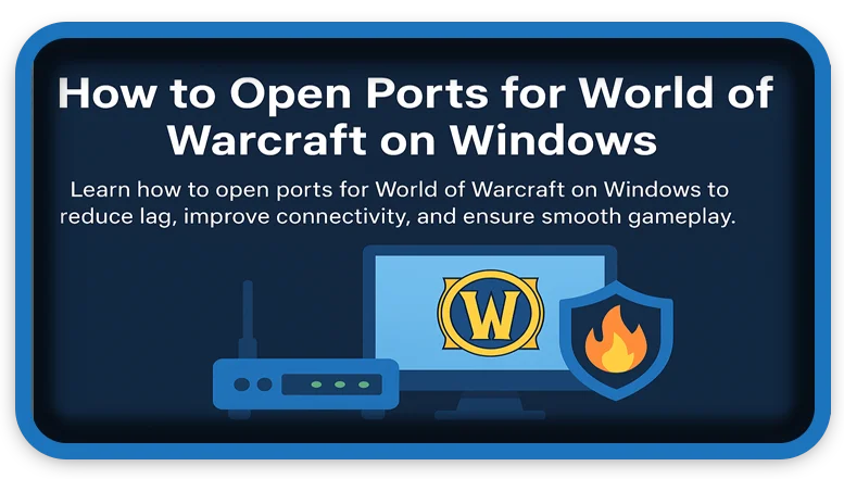 How to Open Ports for World of Warcraft on Windows