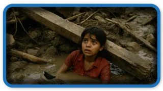 Omayra Sánchez – Armero Tragedy, Colombia (1985)