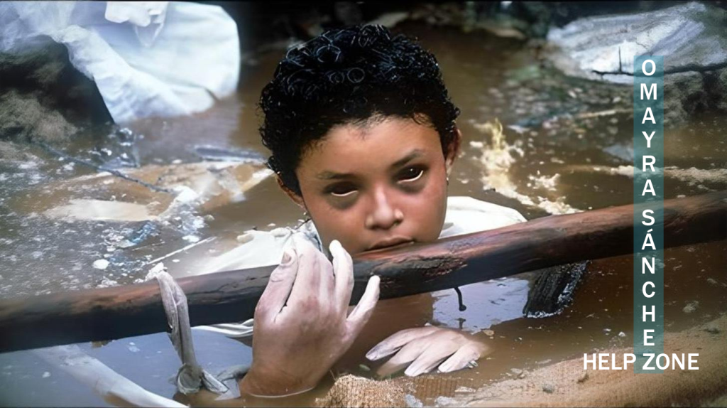 Omayra Sánchez – Armero Tragedy, Colombia (1985)