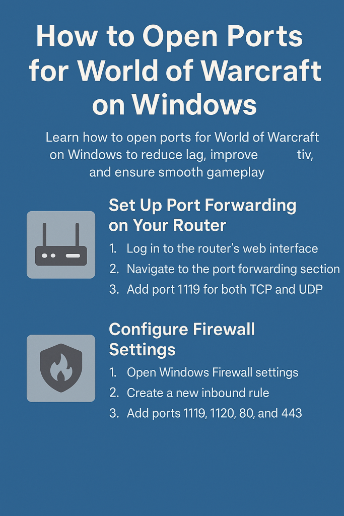 Set Up Port Forwarding on Your Router