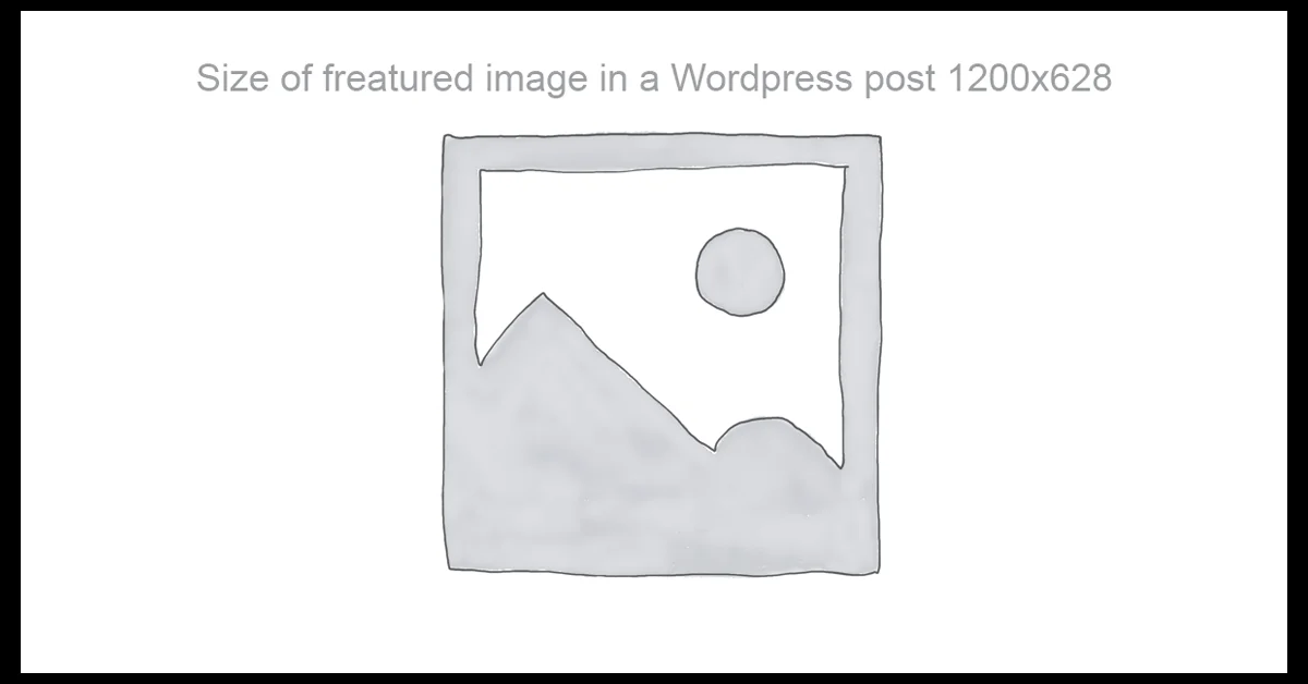 Size of freatured image in a WordPress post_1200X628