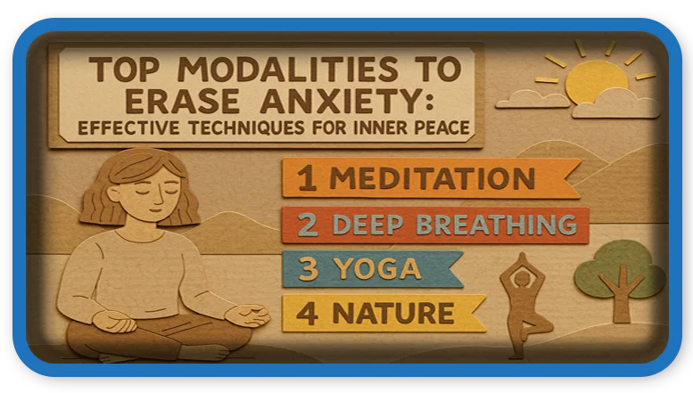 The Best Modalities to Erase Anxiety