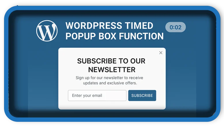 WordPress Timed Popup