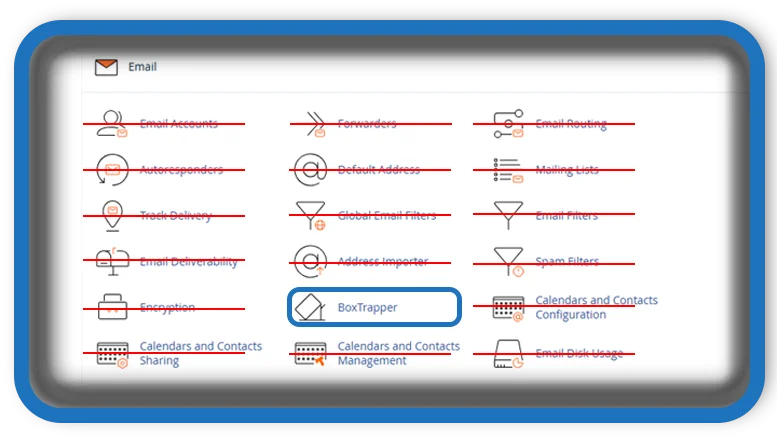 cPanel Email BoxTrapper