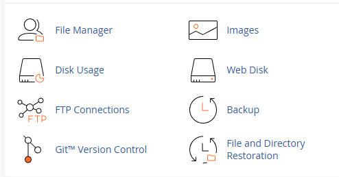 cPanel File Manager functions php