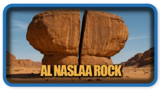 Al Naslaa Rock – The Perfect Split Stoney of Saudi Arabia