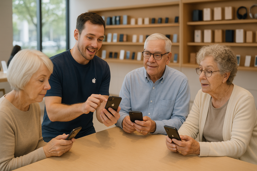 Apple Store Training Older People