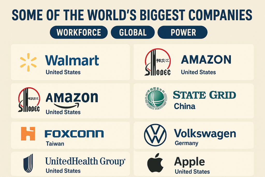 Biggest Companies, Workforce, Global Power