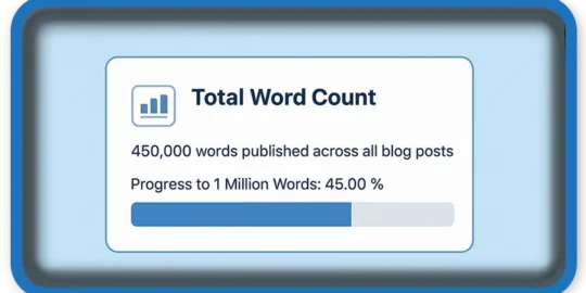 How To Set New Goal with Word Count Widget in WordPress