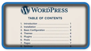How to Add a Table of Contents in WordPress