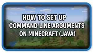 Command Line Arguments on Minecraft
