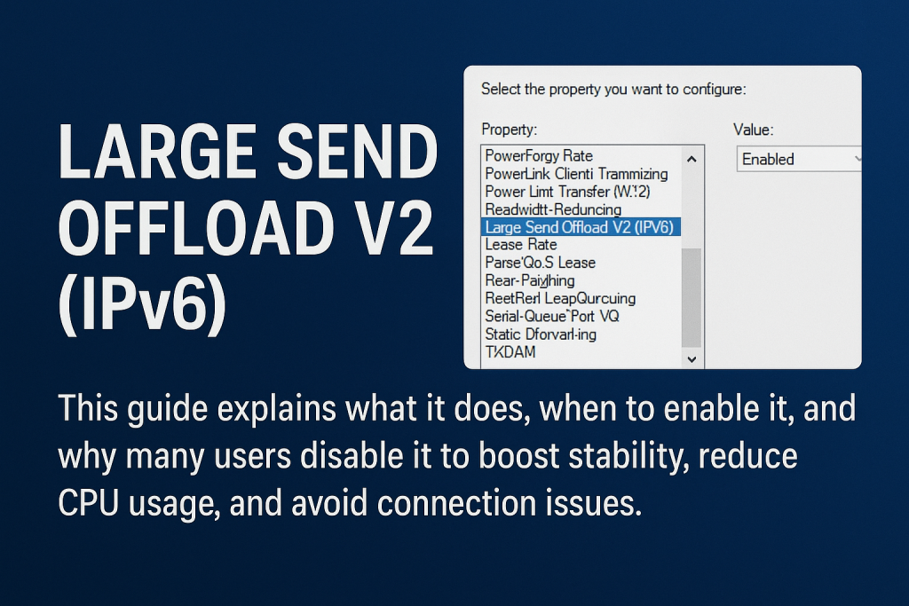  Benefits of Enabling Large Send Offload V2