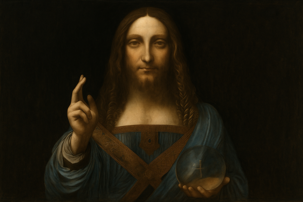 Painting Salvator Mundi