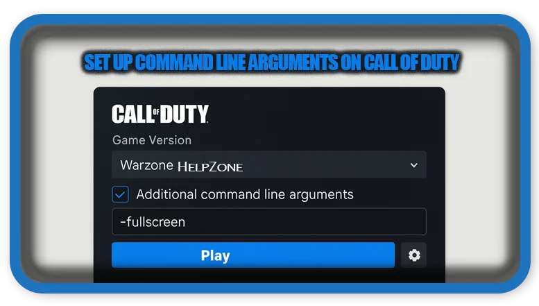 Command Line Arguments on Call of Duty