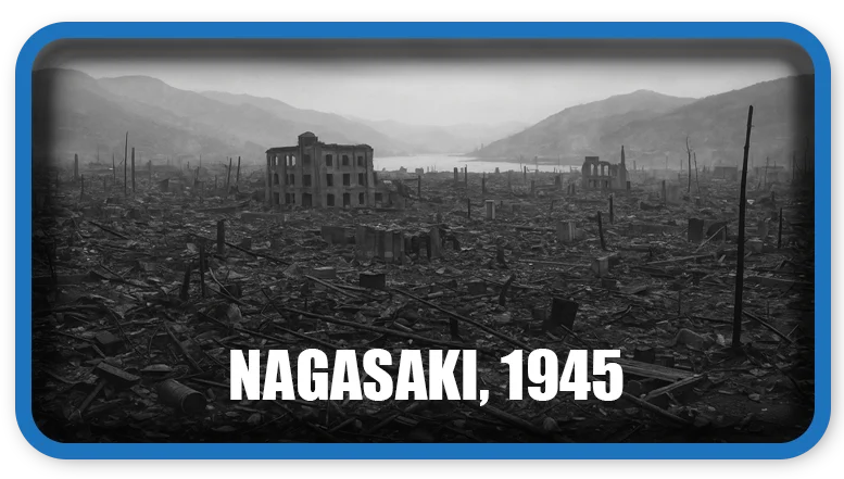 The Boy and His Brother Nagasaki, 1945