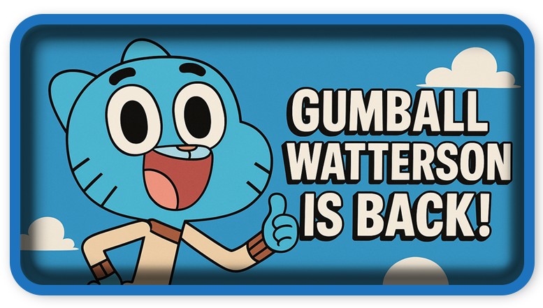 The Wonderfully Weird World of Gumball Coming to Disney+