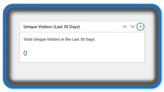 How To Create Dashboard Widget For Unique Visitors
