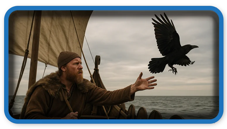 Vikings Used Ravens to Navigate Seas
