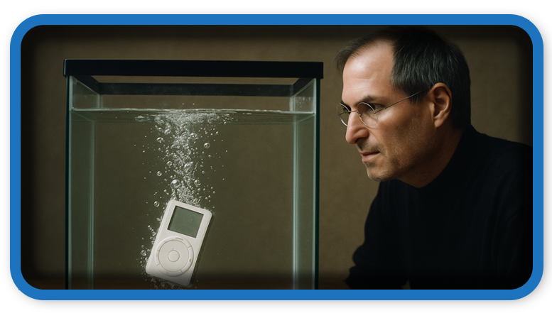 WordPress Story of Steve Jobs and the iPod prototype.