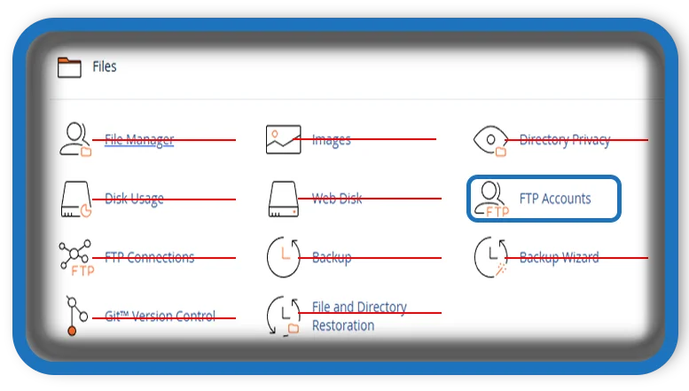 cPanel FTP Accounts