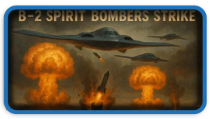 B-2 Spirit Bombers Strike Iranian Nuclear Sites Flashpoint Unfolds