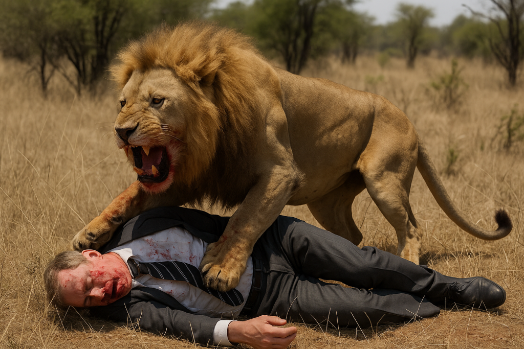 Businessman Mauled to Death by Lion After Going to Use the Bathroom on Safari Trip