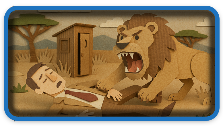 Businessman Mauled to Death by Lion After Going to Use the Bathroom on Safari Trip