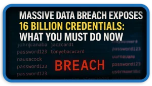 Data Breach Exposes 16 Billion Credentials What You Do Now