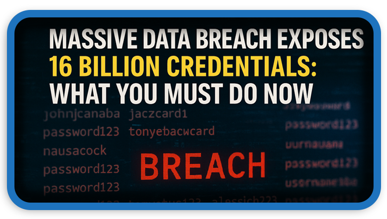 Data Breach Exposes 16 Billion Credentials What You Do Now