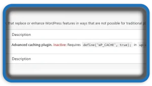 Fix the WP_CACHE Warning in WordPress