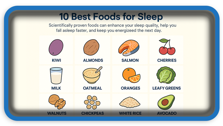 Foods That Help You Sleep Deeper and Wake Up Recharged