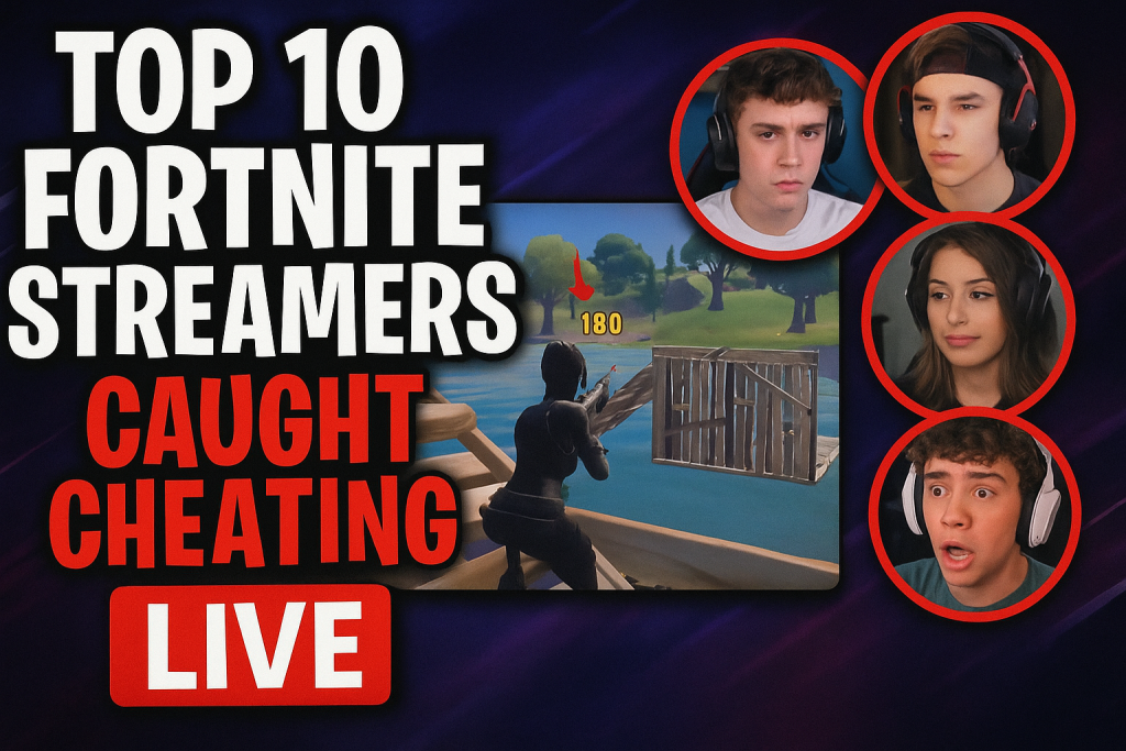 Fortnite Streamers Caught Cheating Live