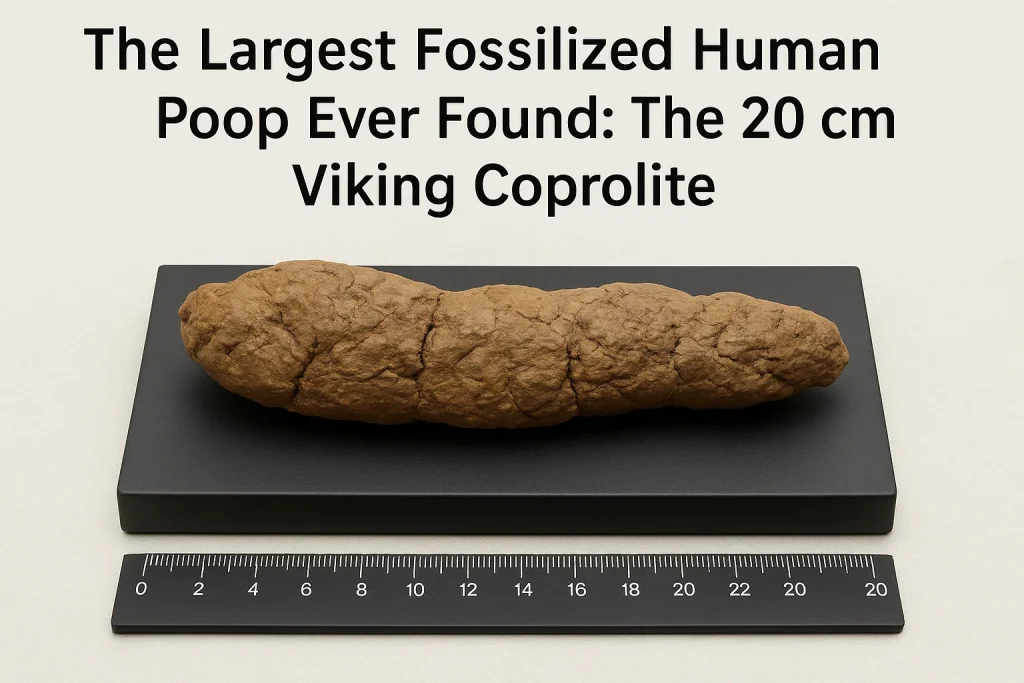 The Largest Fossilized Human Poop Ever Found The 20 cm Viking Coprolite